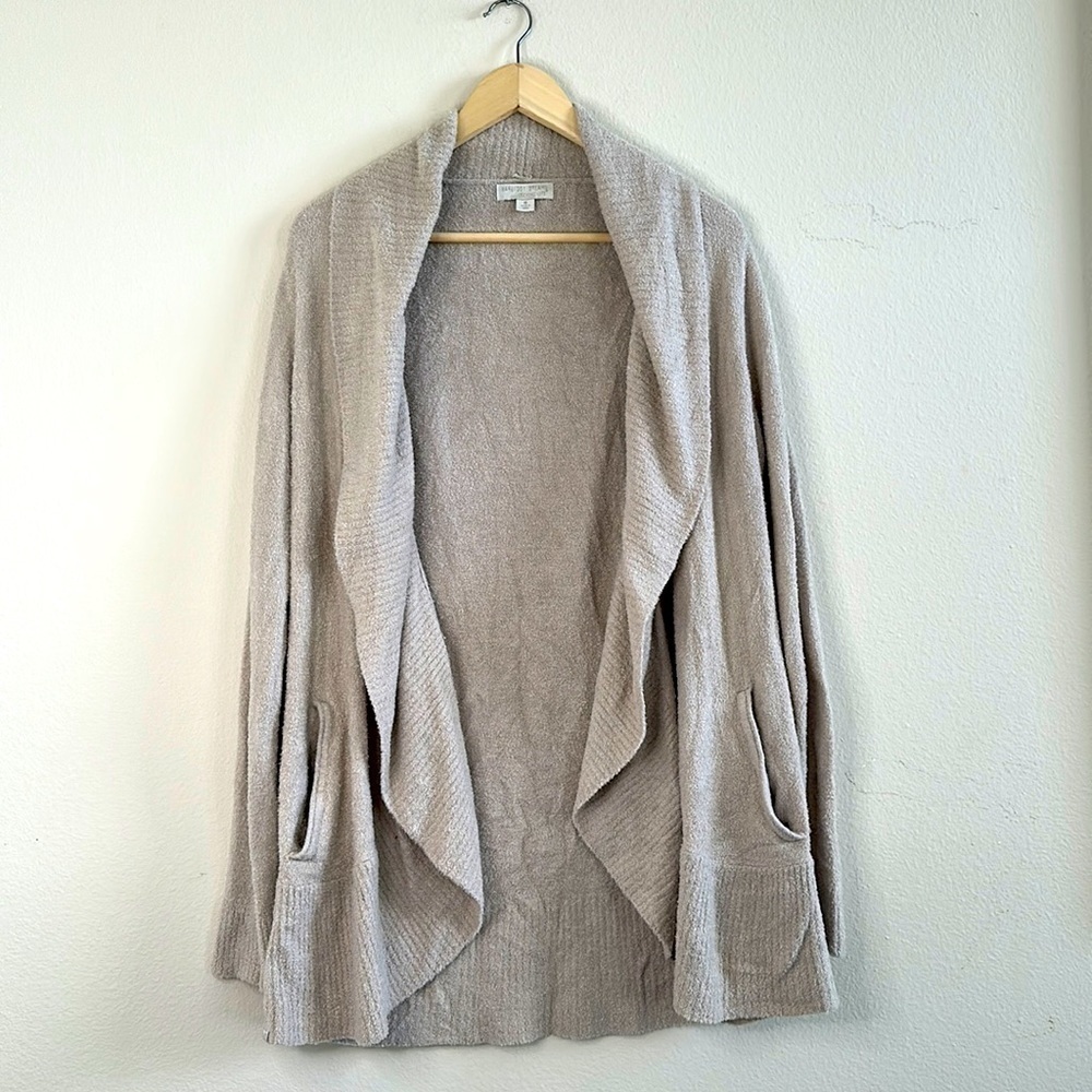 Barefoot Dreams Tan CozyChic Cardigan